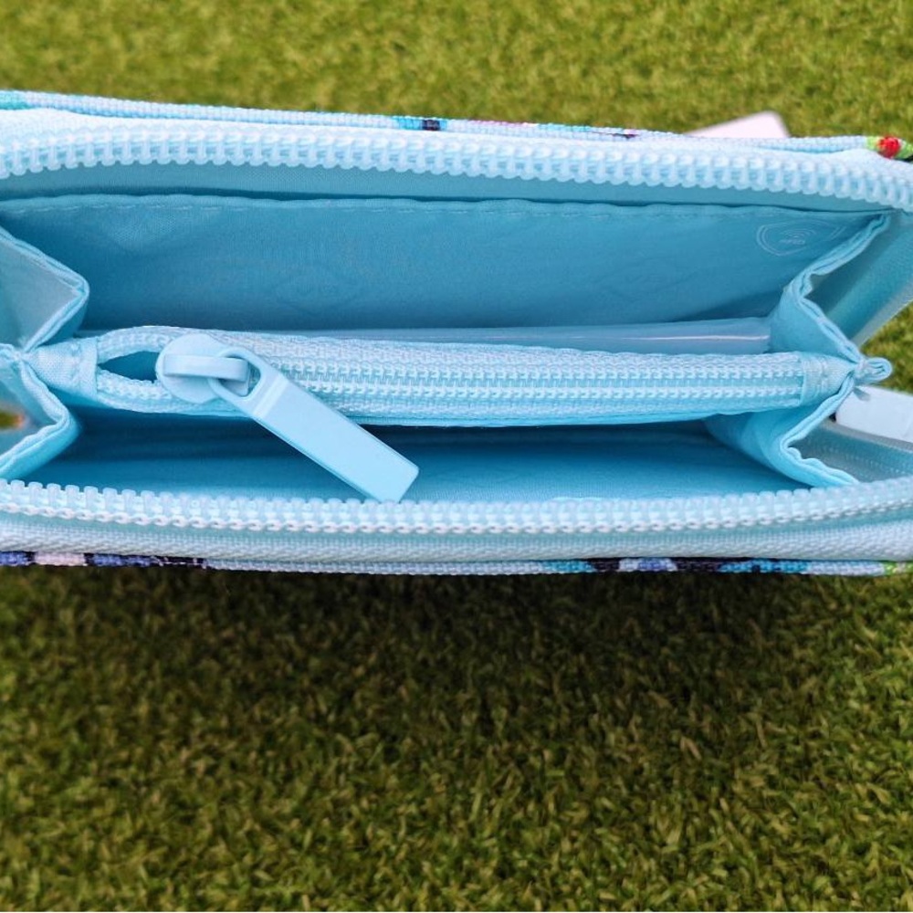 Vera Bradley Antilles Treasure Lighten Up Deluxe Organizer, wallet and costars. - Picture 7 of 7